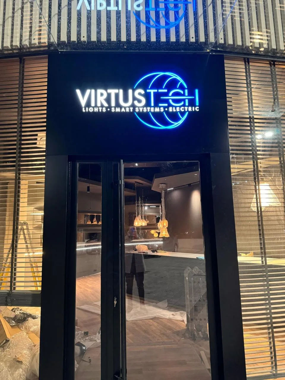 Virtustech – Entrance, punim nga Agolli Reklama